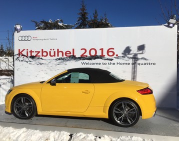 Audi: event equipment in Kitzbühel