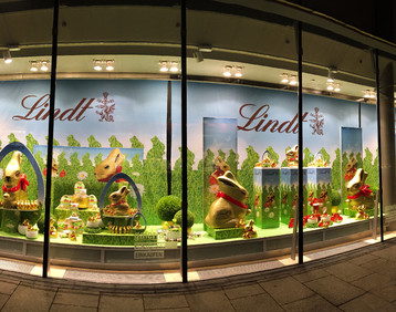 Lindt: exclusive special decorations at the POS